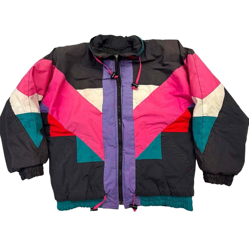 Vintage 80s/90s Otellopelle Multi-Color Block Puffer Ski Jacket